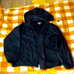 Dark Blue Waterproof Raincoat